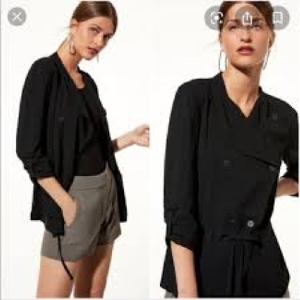 Aritzia Babaton Hemelin khaki jacket